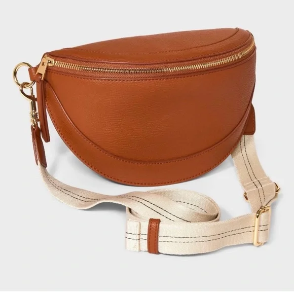 Brown Leather Crossbody Bag - Picture 4 of 9
